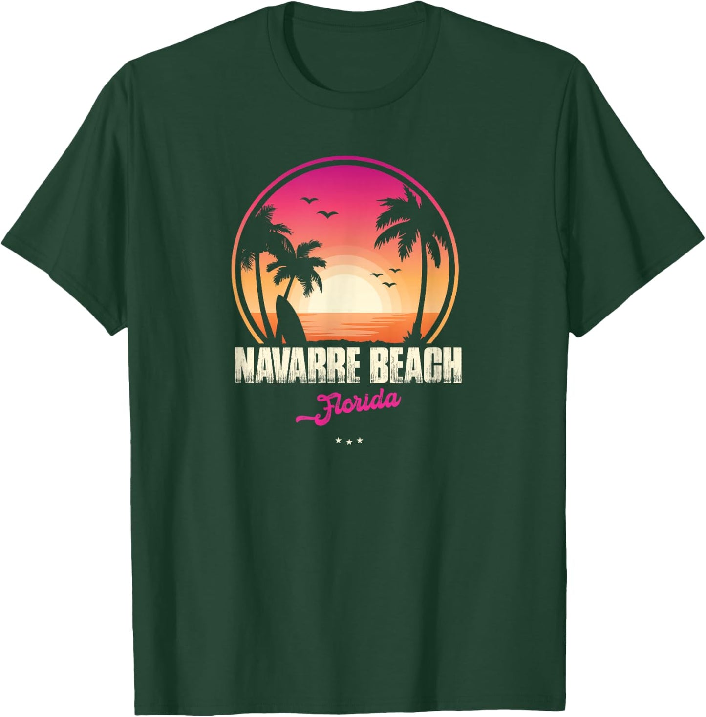 Navarre Beach Souvenir - Florida Reminder T-Shirt - T-Shirt | Forest