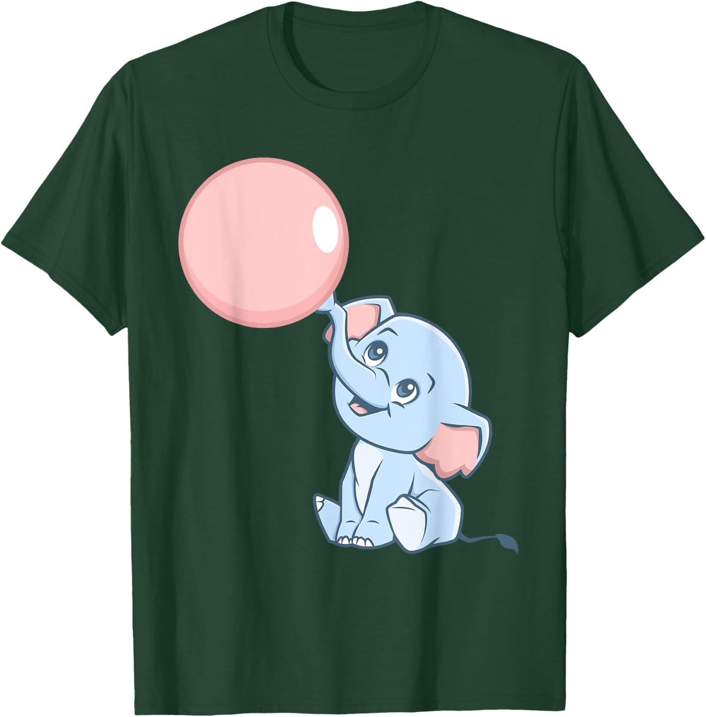 Baby Elephant Pink Bubblegum Baby Shower Gender Reveal Party T-Shirt - T-Shirt | Forest