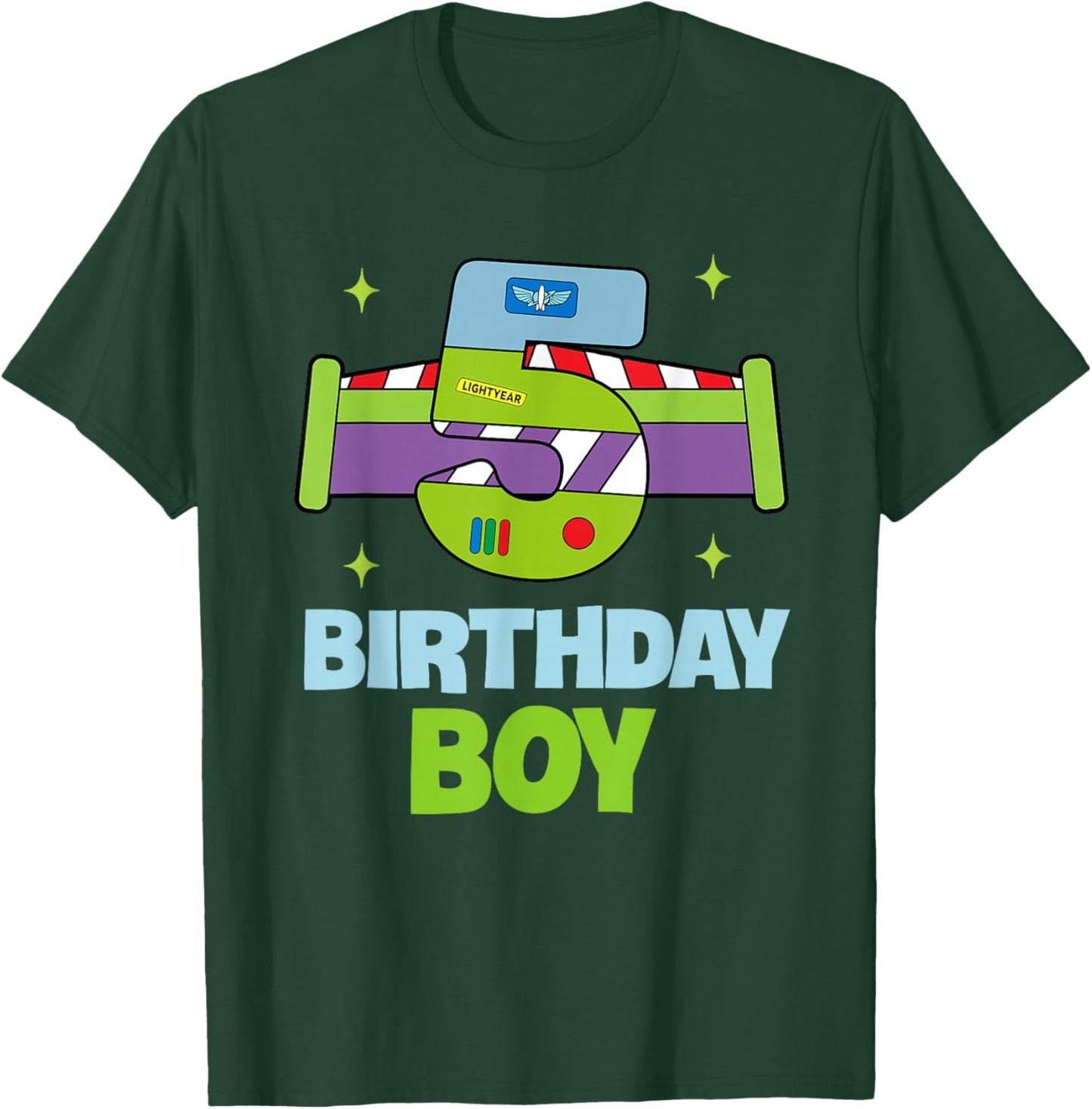 5th Birthday Boy Toy Lover Funny 5 Year Old Story Bday Party T-Shirt - T-Shirt | Forest