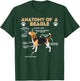 Anatomy Of A Beagle - Funny Beagle Dog Lover Pet Owner T-Shirt - T-Shirt | Forest