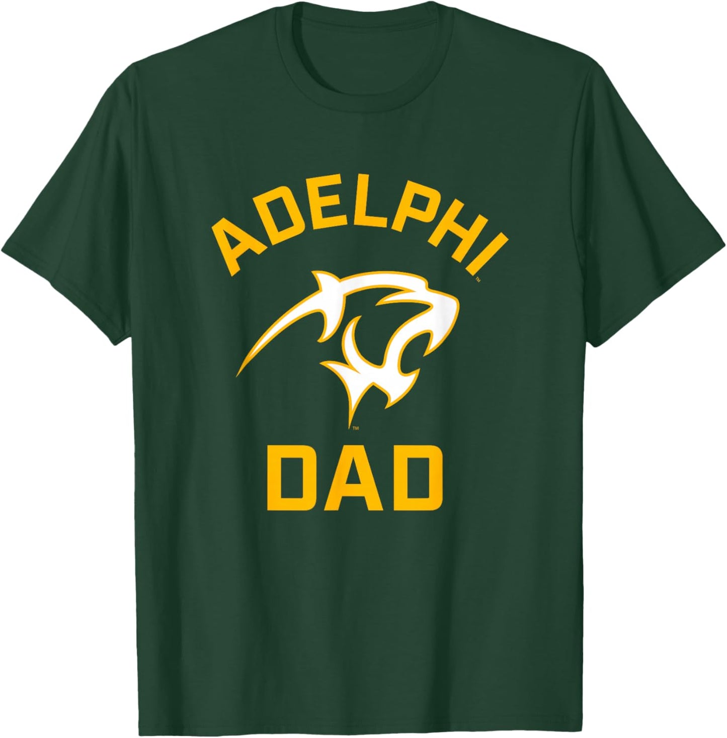 Adelphi University Panthers Arched Dad T-Shirt - T-Shirt | Forest