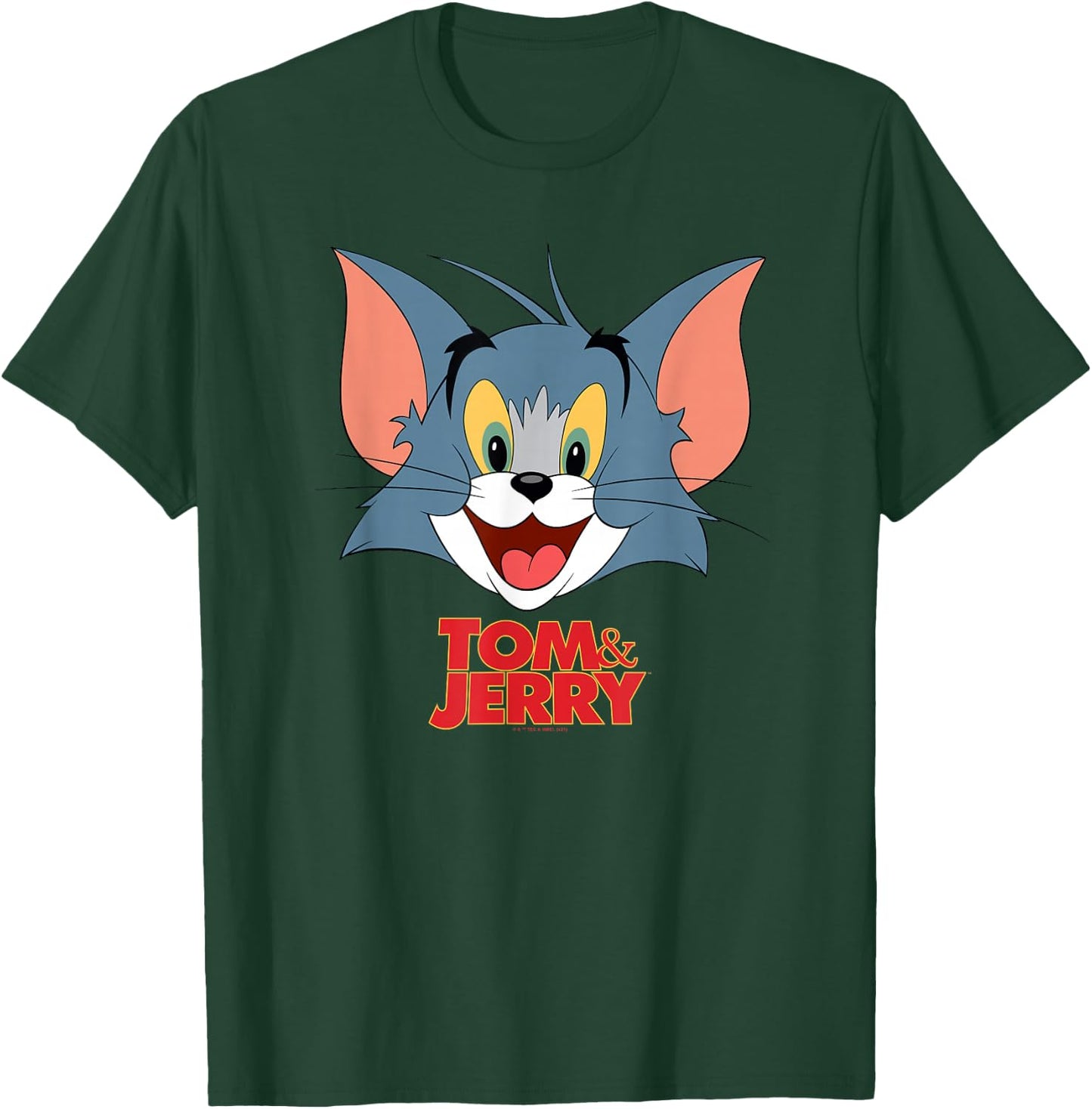 Tom & Jerry Movie Tom Head T-Shirt - T-Shirt | Forest