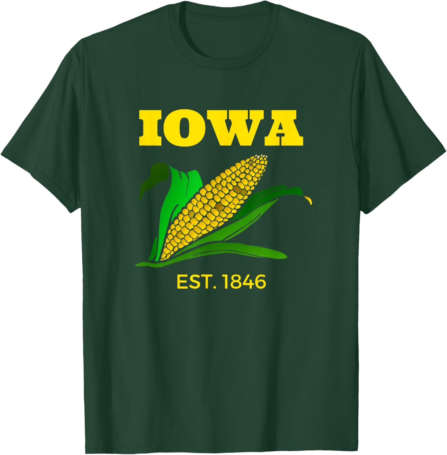 Iowa Corn Farming T-Shirt - T-Shirt | Forest
