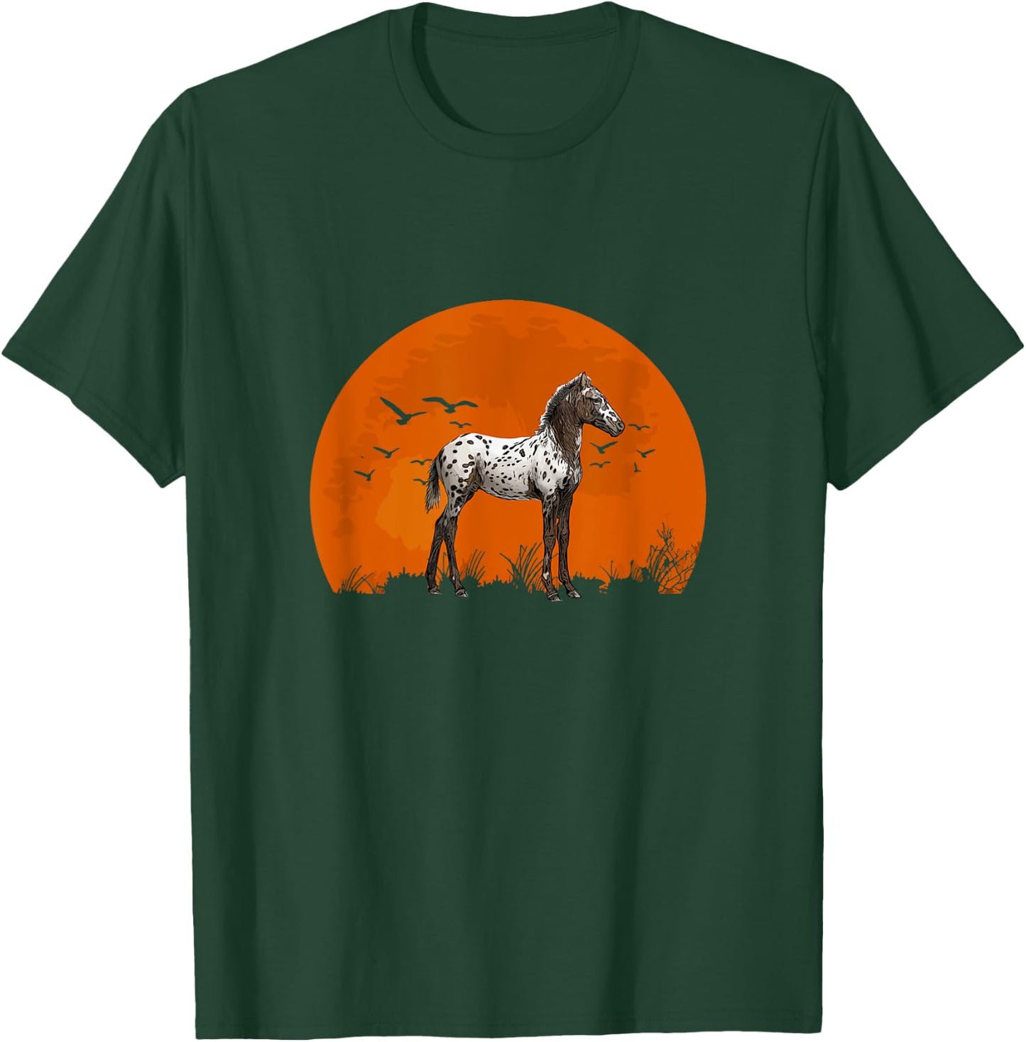 Appaloosa Retro Appaloosa Horse Riding T-Shirt - T-Shirt | Forest