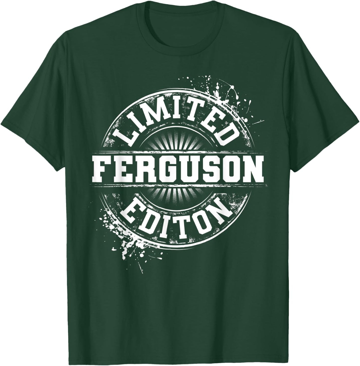 FERGUSON Funny Surname Family Tree Birthday Reunion Gift T-Shirt - T-Shirt | Forest