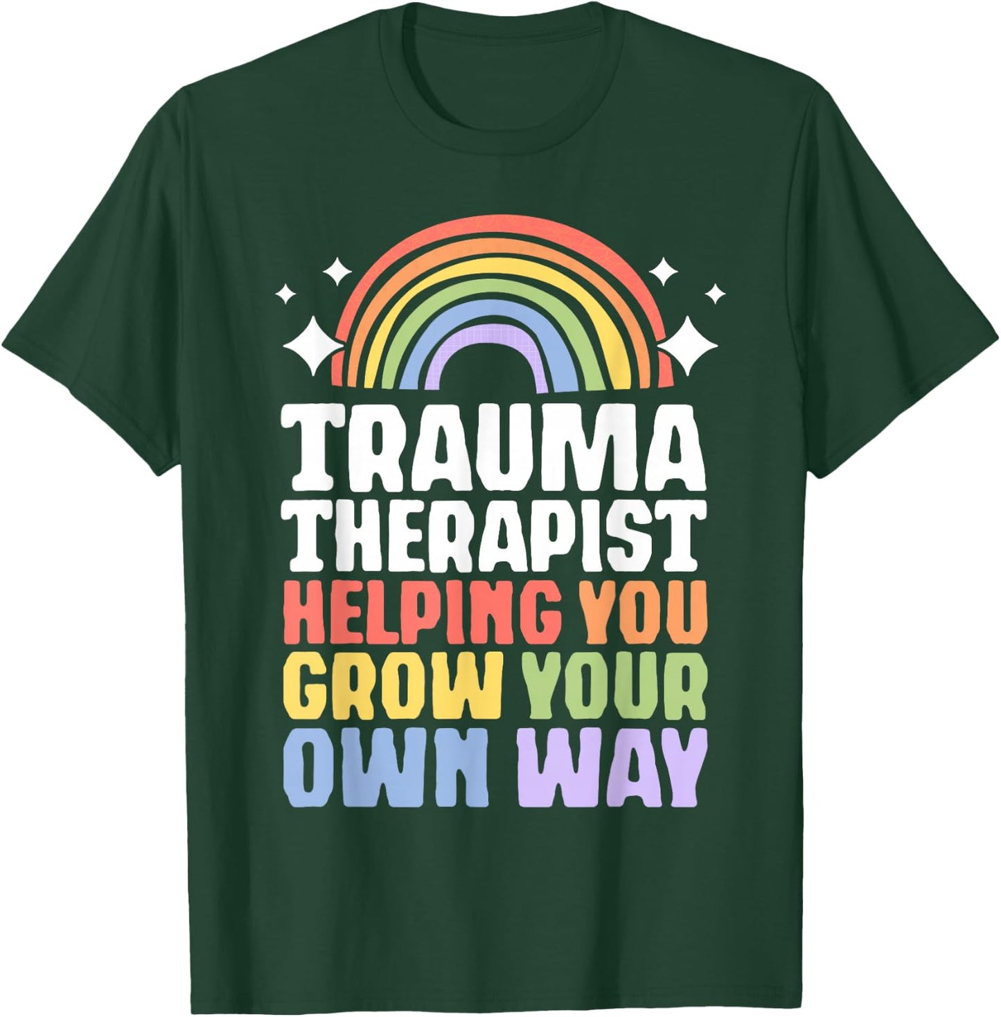 Trauma Therapist PTSD Trauma Therapy EMDR T-Shirt - T-Shirt | Forest