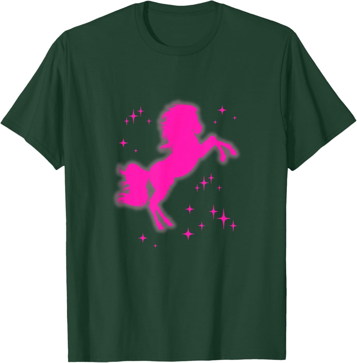 Pony and Heels Lover Pink Girls Clubs Disco Birthday Cowgirl T-Shirt - T-Shirt | Forest