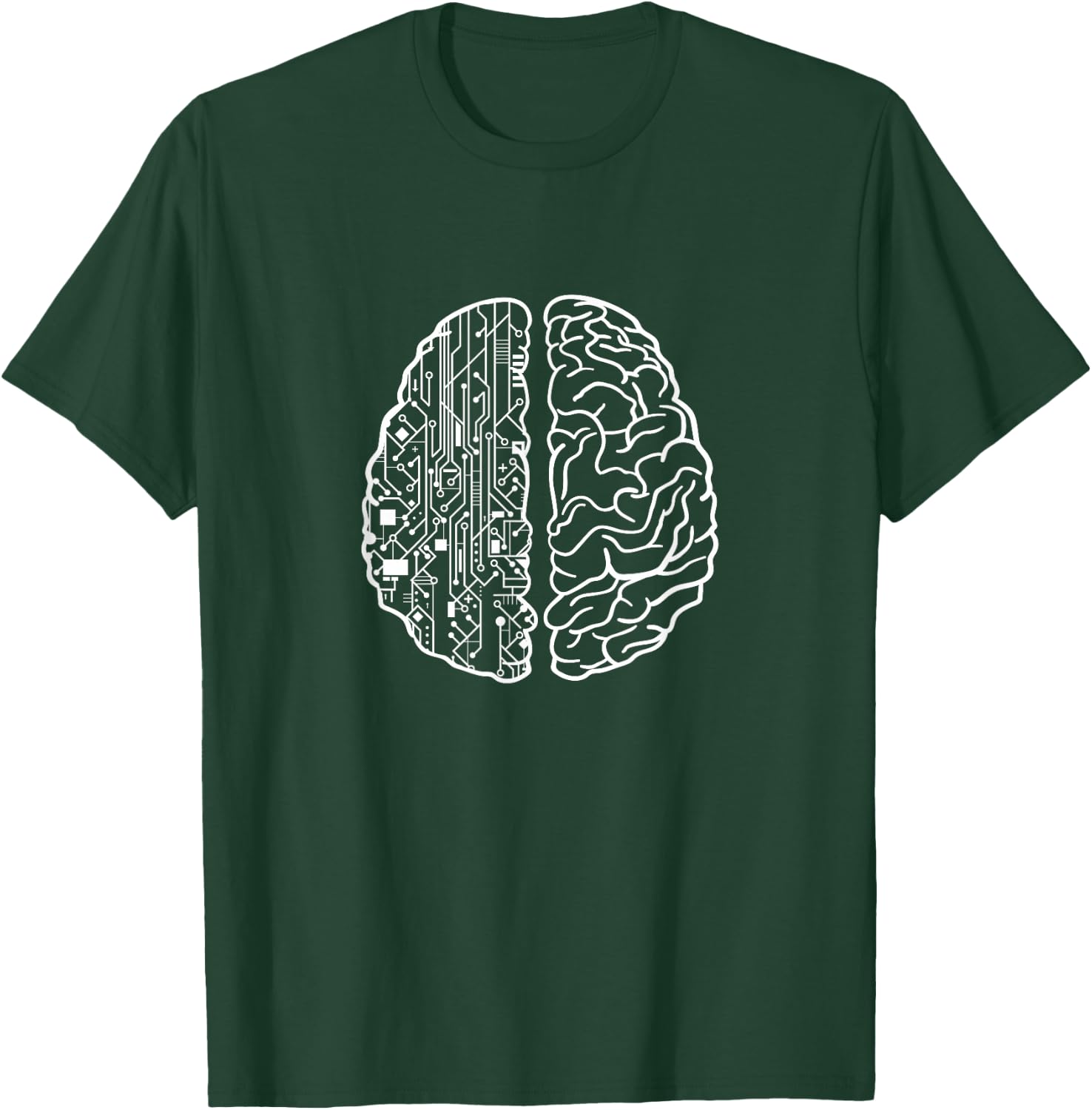 Programmer Coder - Developer Programming Brain Programmer Small T-Shirt - T-Shirt | Forest