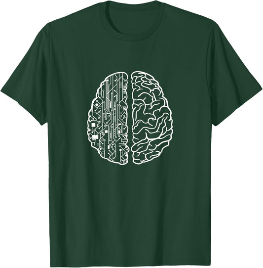 Programmer Coder - Developer Programming Brain Programmer Small T-Shirt - T-Shirt | Forest