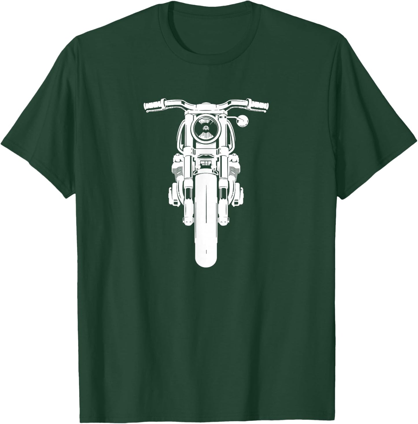 Retro Vintage Motorcycle I love my Motorbik T-Shirt - T-Shirt | Forest