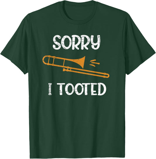 Trombone Player Marching Band Music Gift Trombone T-Shirt - T-Shirt | Forest