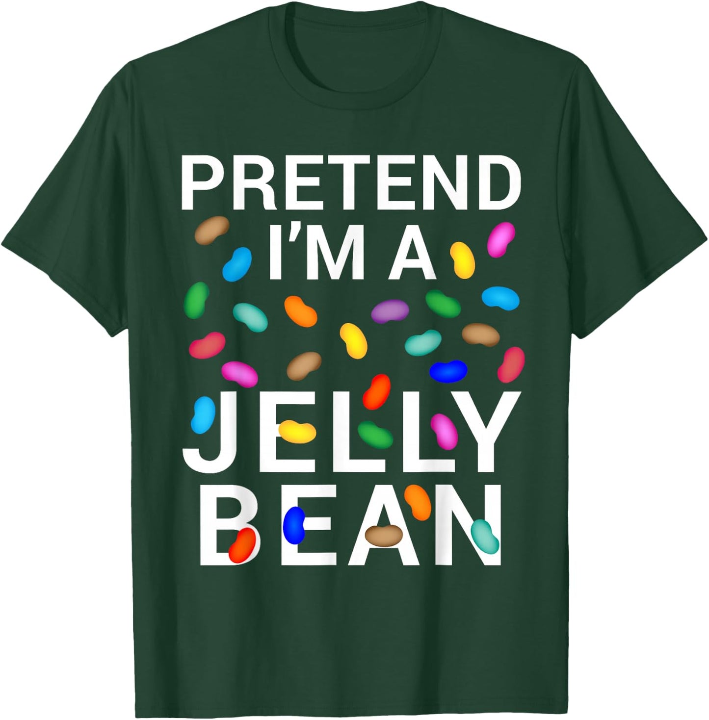 Pretend I'm Jelly Bean Halloween Candy Costume T-Shirt - T-Shirt | Forest