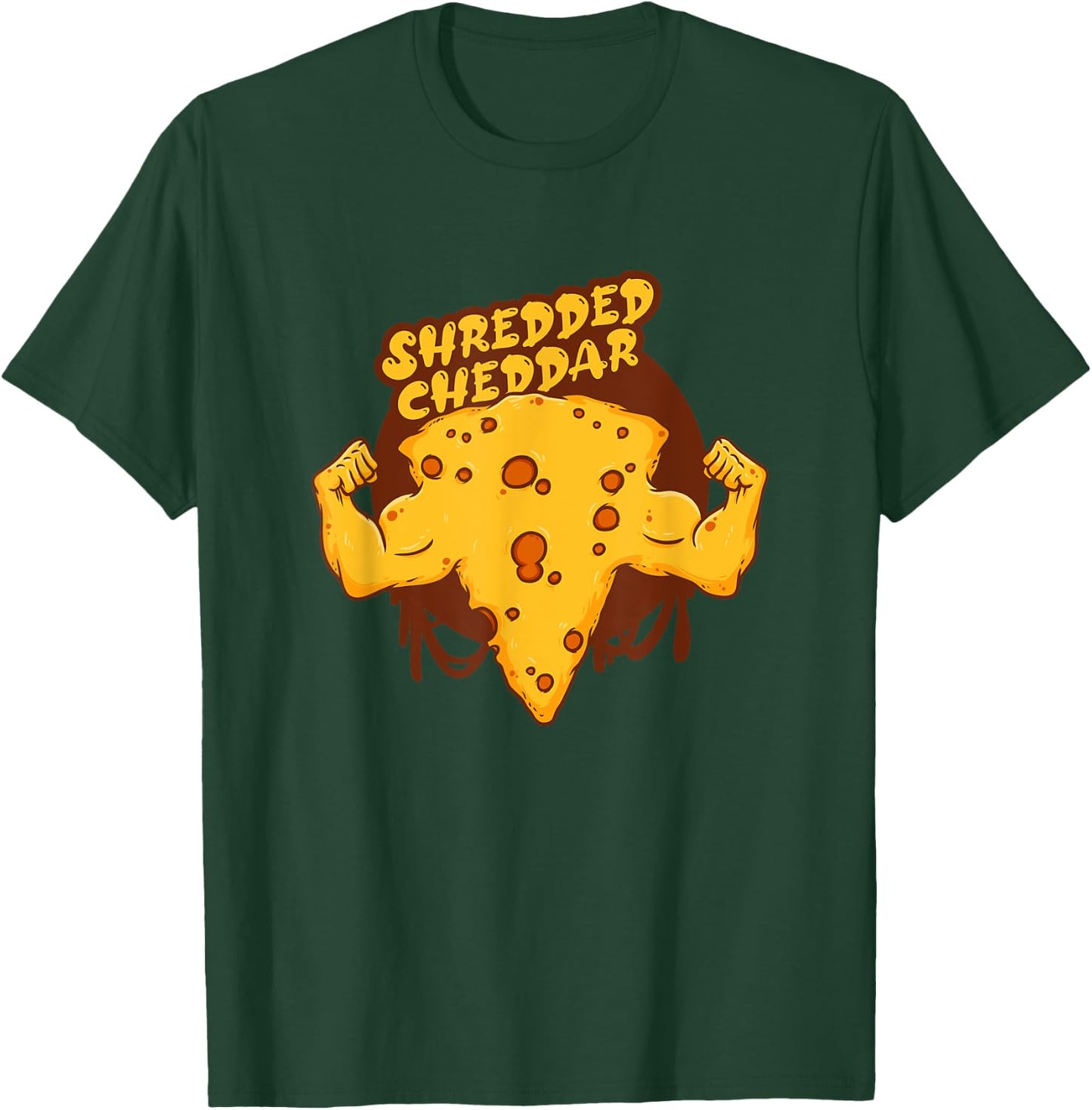 Shredded Cheddar Cheese Funny Cheese For Cheese Lovers T-Shirt - T-Shirt | Forest