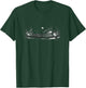 Triumph TR4A British classic car monochrome photo graphic T-Shirt - T-Shirt | Forest