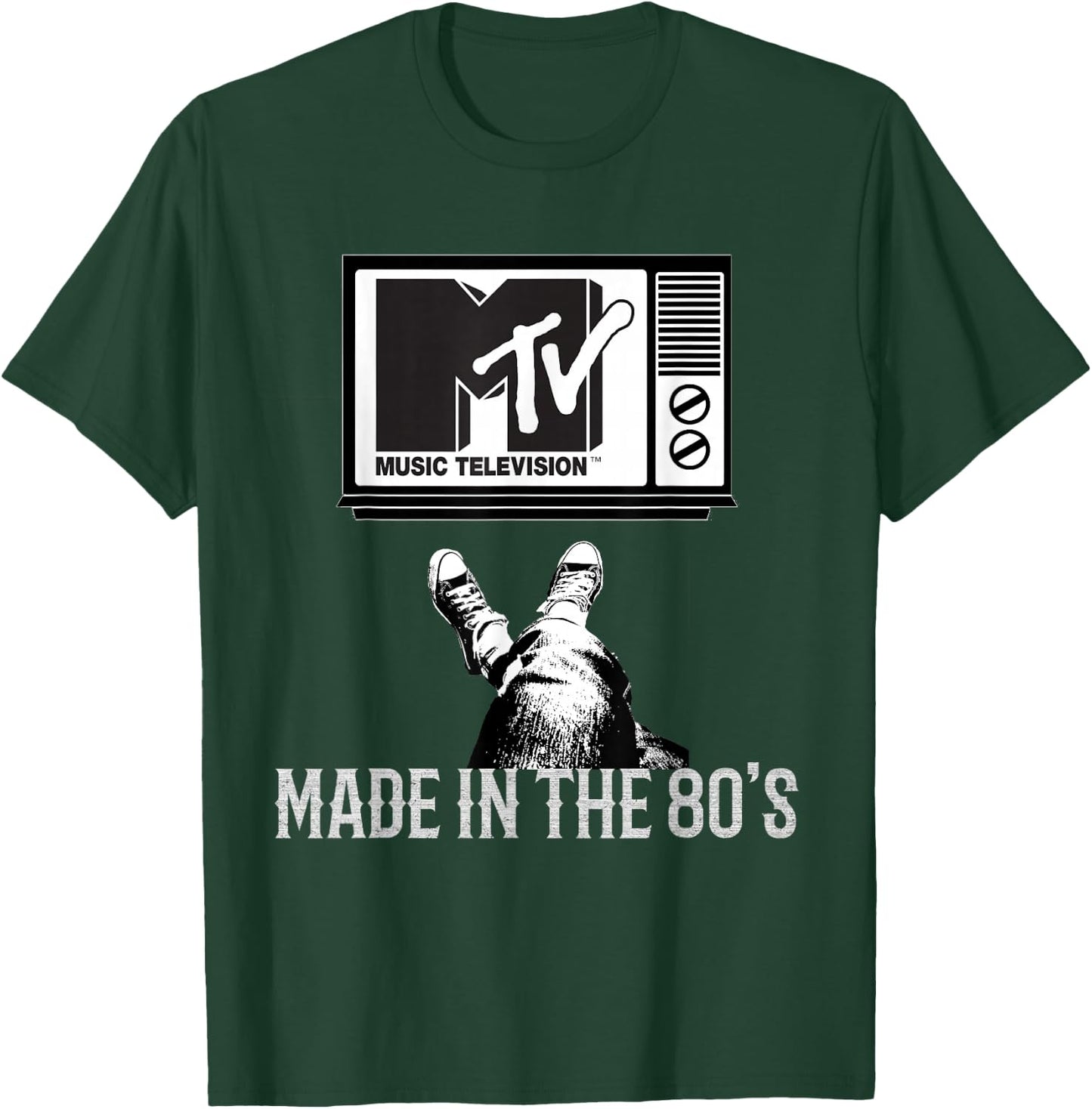 MTV Made in The 80's Vintage Shirt for MTV Fans Men Women T-Shirt - T-Shirt | Forest