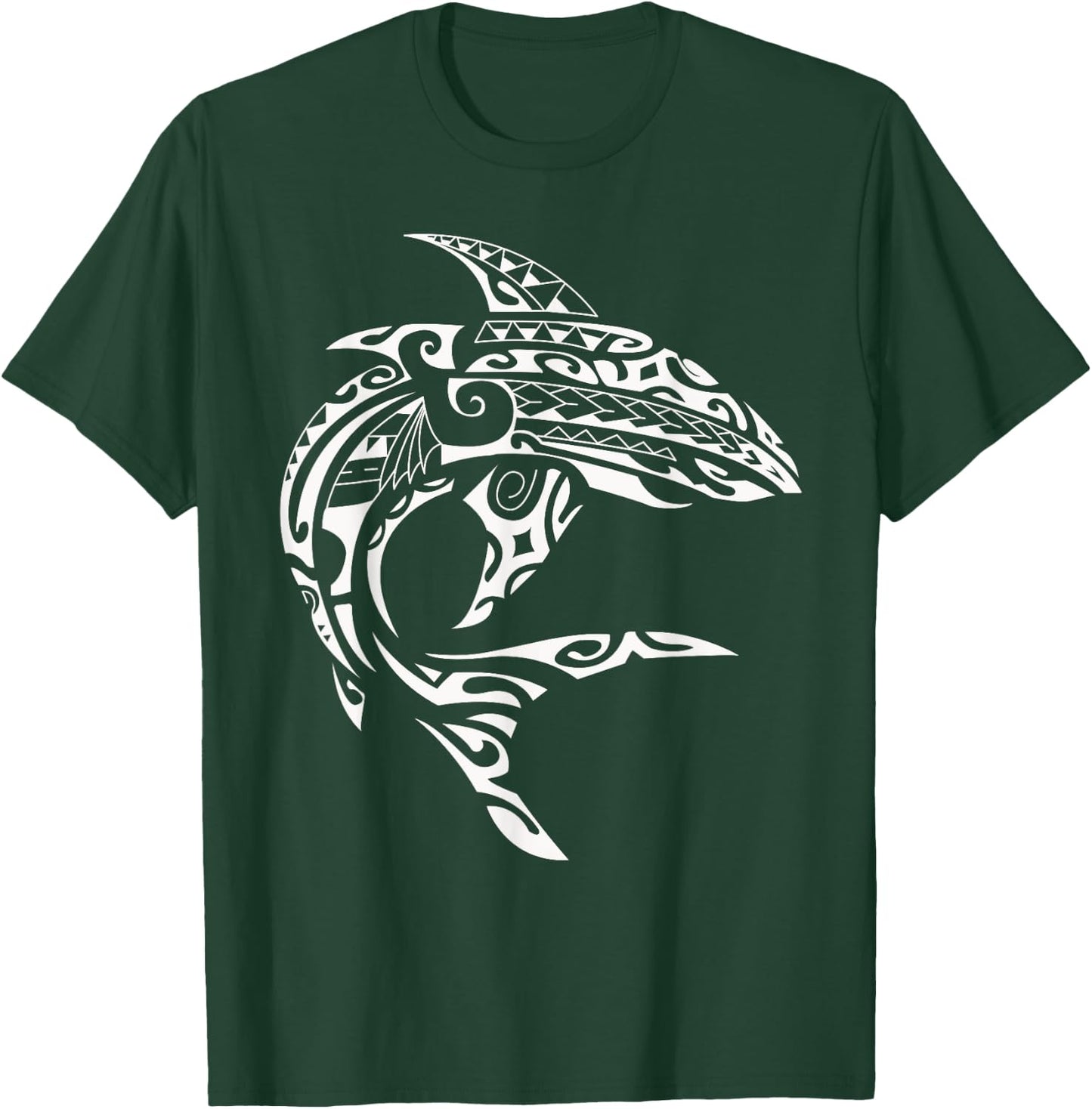 Tribal Hawaiian Maori Shark T-Shirt - T-Shirt | Forest