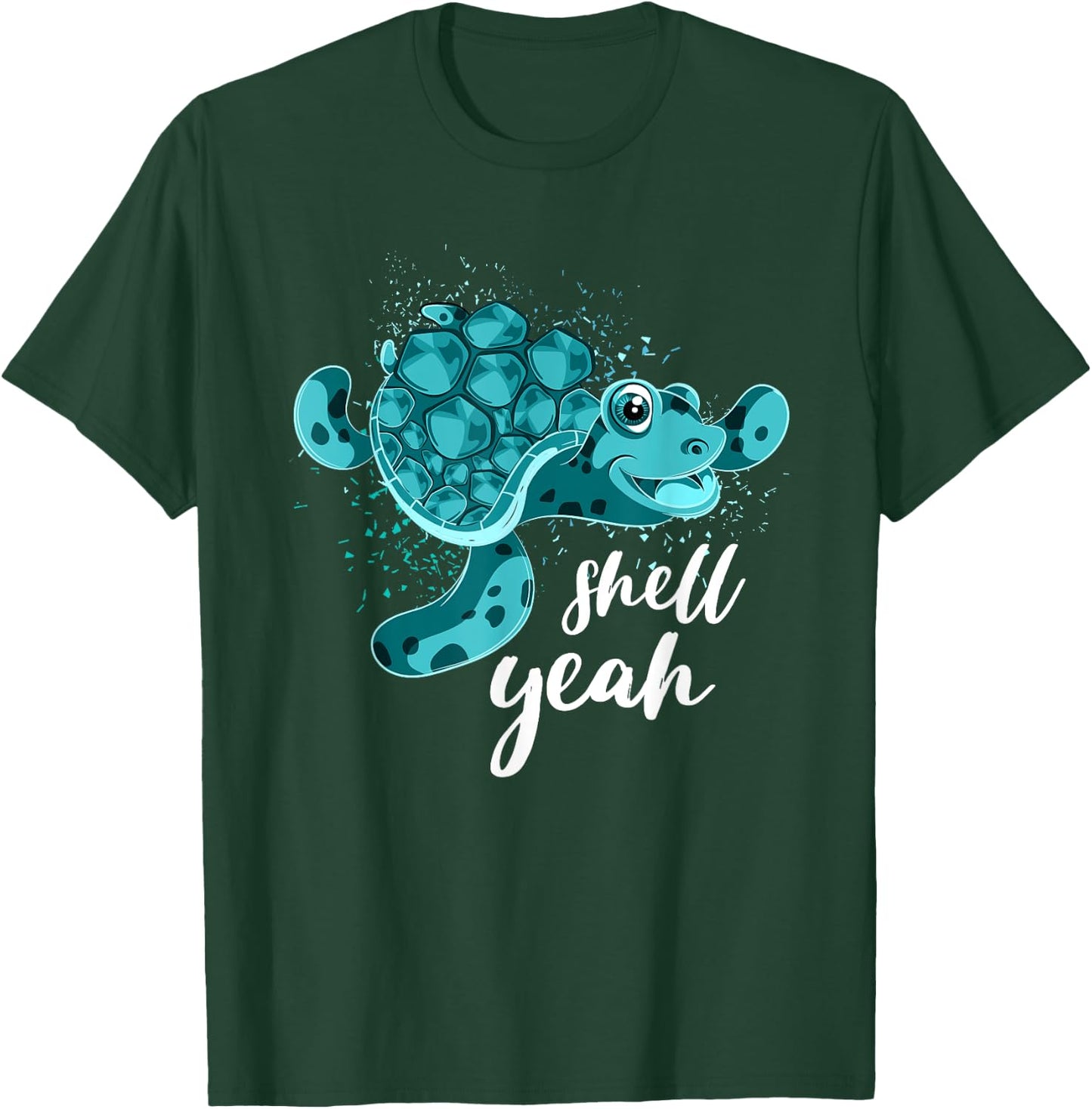 Shell Yeah Turtle T-Shirt - T-Shirt | Forest
