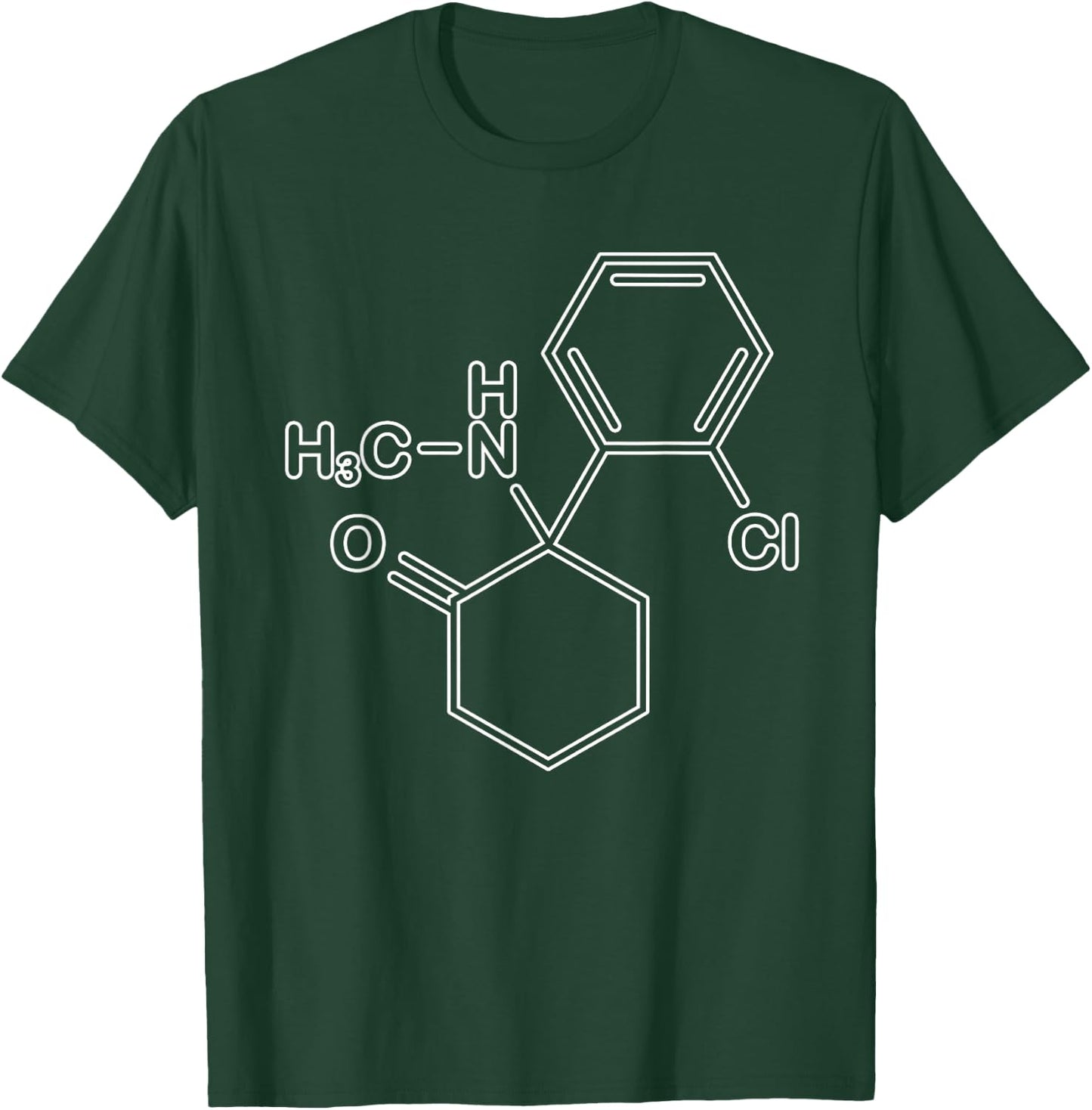 Ketamine Molecule Science Anesthesia Nurse Doctor Physician T-Shirt - T-Shirt | Forest