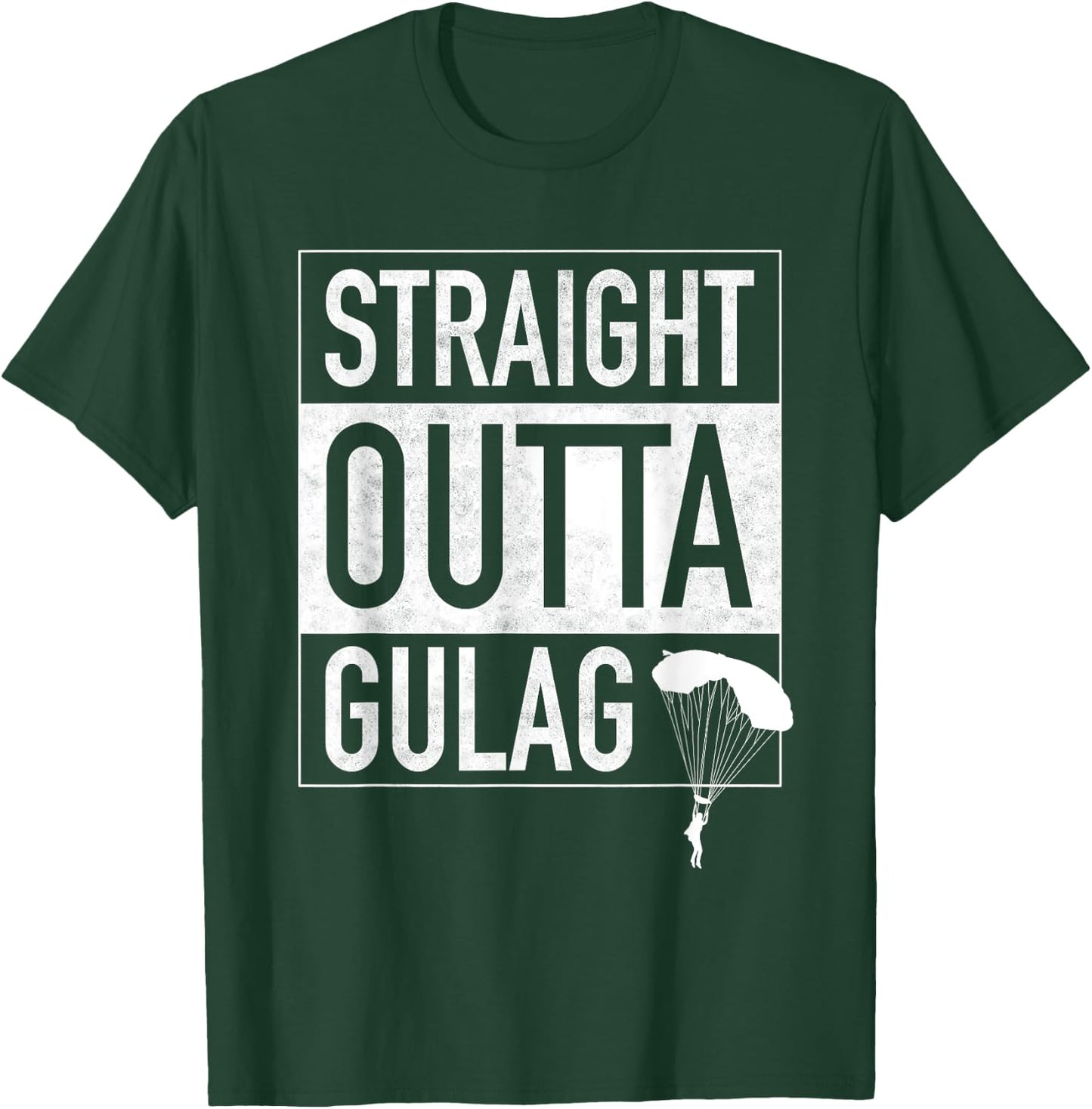 Straight Outta Gulag For Gamers Gulag King T-Shirt - T-Shirt | Forest