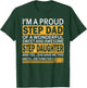 Proud Step dad father day Gift stepdad from stepdaughter T-Shirt - T-Shirt | Forest