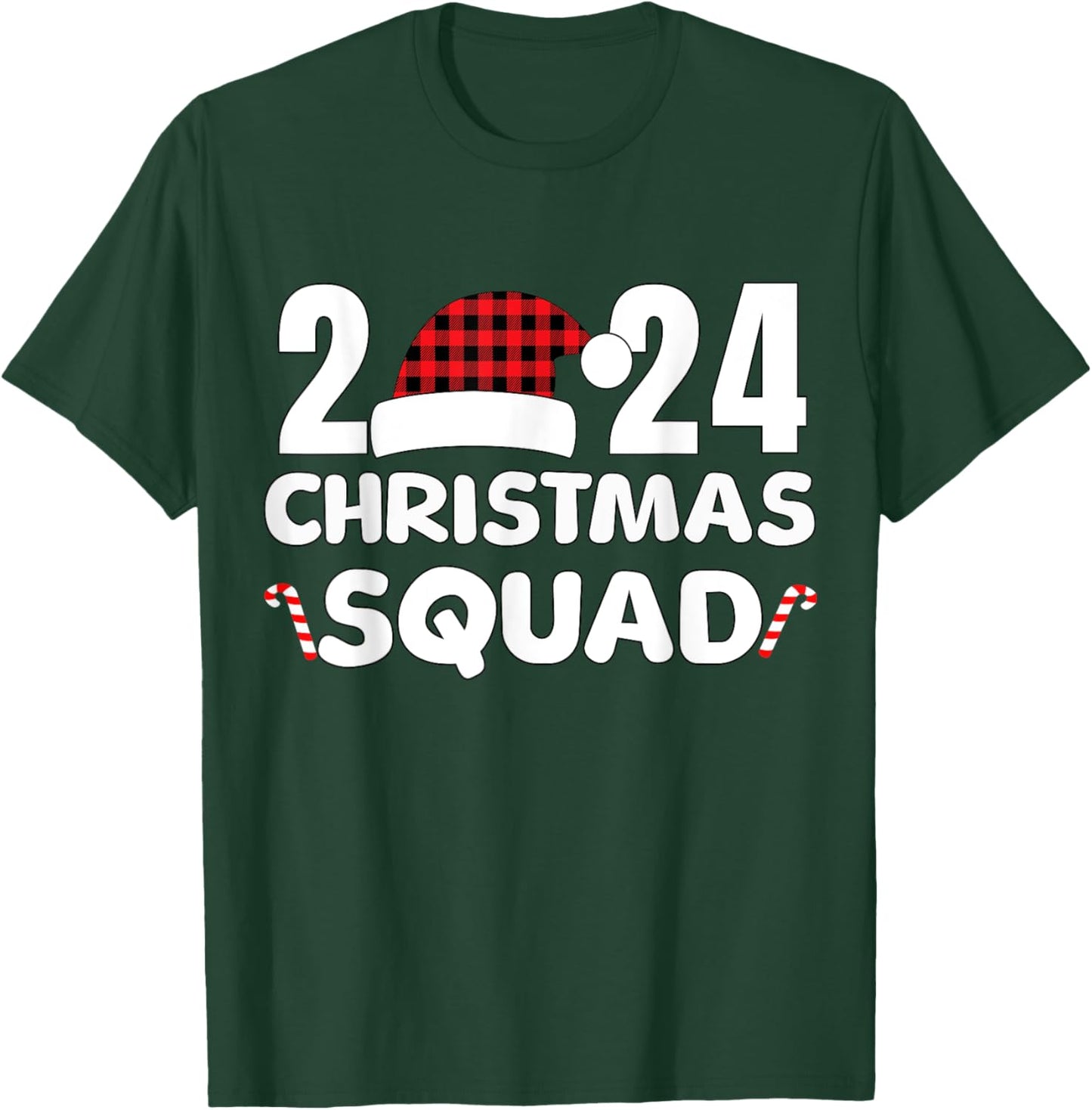 Christmas Squad 2024 Family Group Matching Christmas Xmas T-Shirt - T-Shirt | Forest