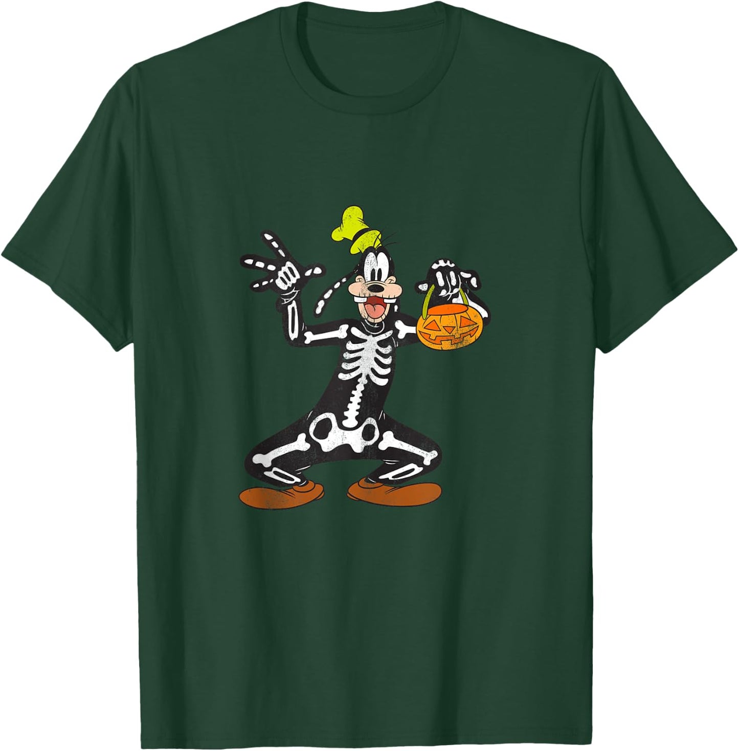 Disney - Goofy Skeleton Halloween T-Shirt - T-Shirt | Forest