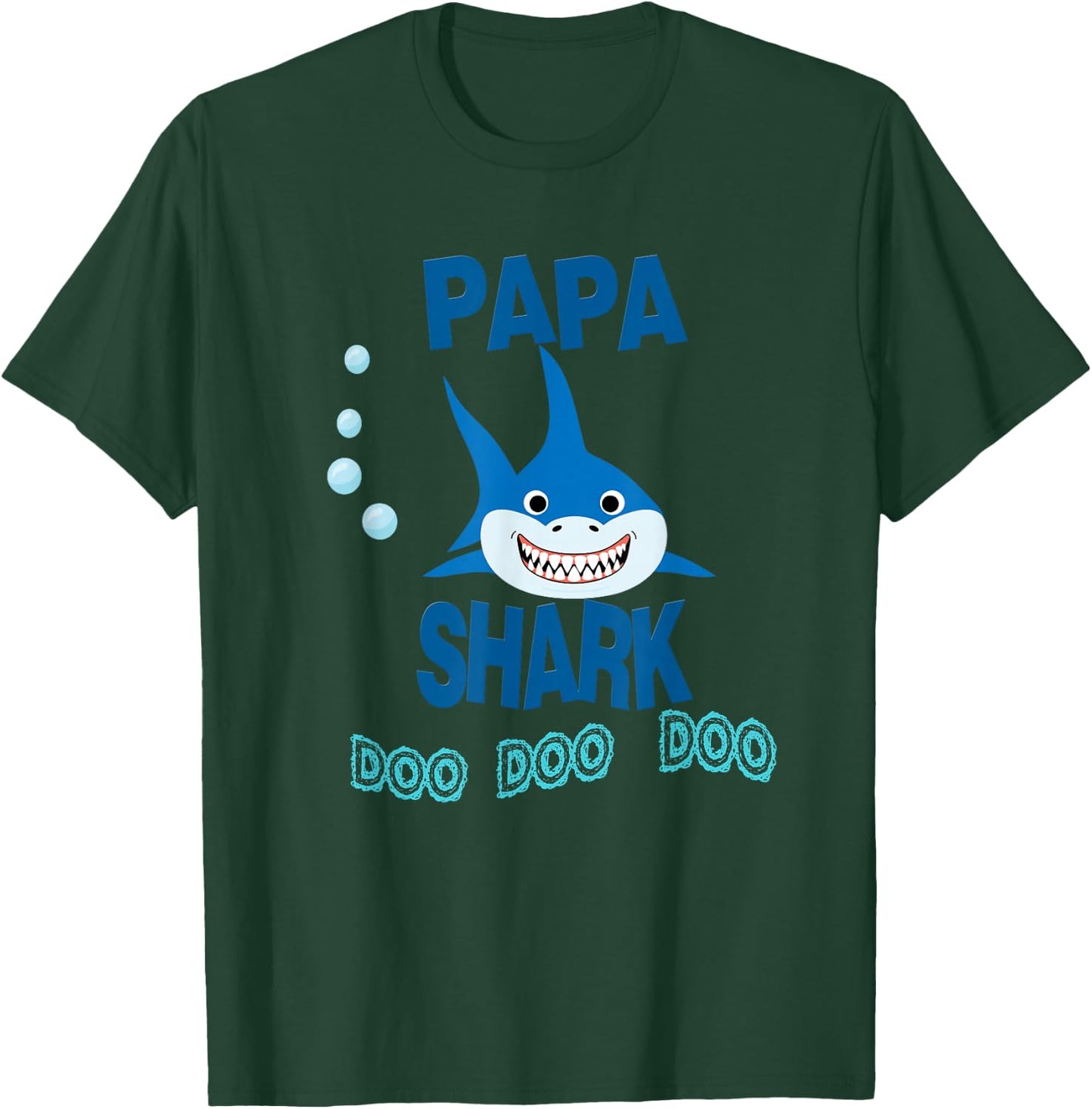 Papa Shark Gift Father - Camisa de Regalo Papa en espanol T-Shirt - T-Shirt | Forest