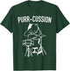 Funny Cat Drummer Shirt Purr-Cussion Druming T-Shirt - T-Shirt | Forest