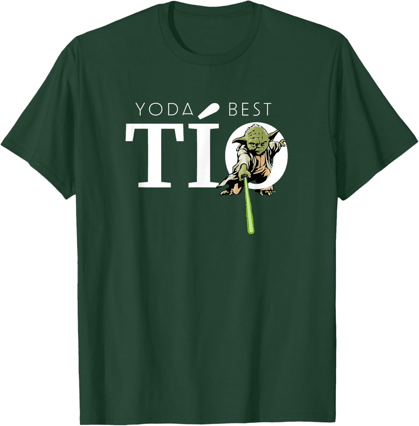 Star Wars Yoda Lightsaber Best Tio Birthday Father's Day T-Shirt - T-Shirt | Forest