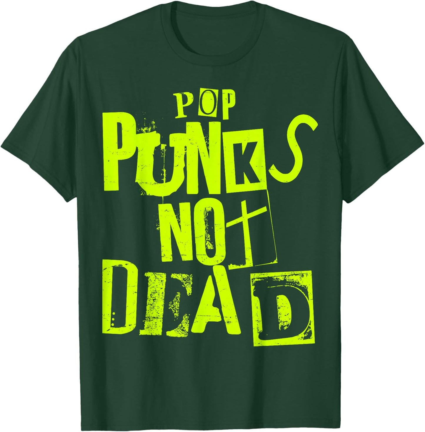 FOKS. /// Punk Rock Music - Punkrock Hard Rock Pop Punks Not Dead Vintage Grunge Pop Punk Is Not Dead -Adults T-Shirt - T-Shirt | Forest