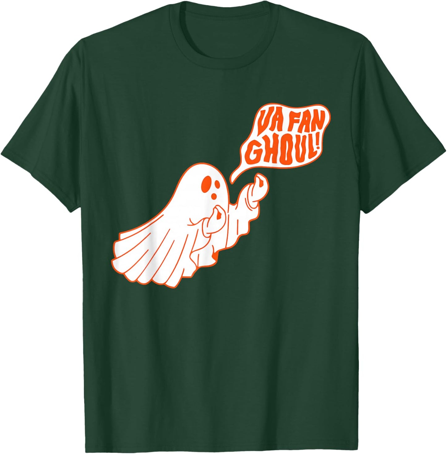 Va Fan Ghoul Ghost Italian Halloween Funny Costume Men Women T-Shirt - T-Shirt | Forest
