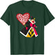Alice in Wonderland Queen of Hearts Off with Their Heads T-Shirt - T-Shirt | Forest