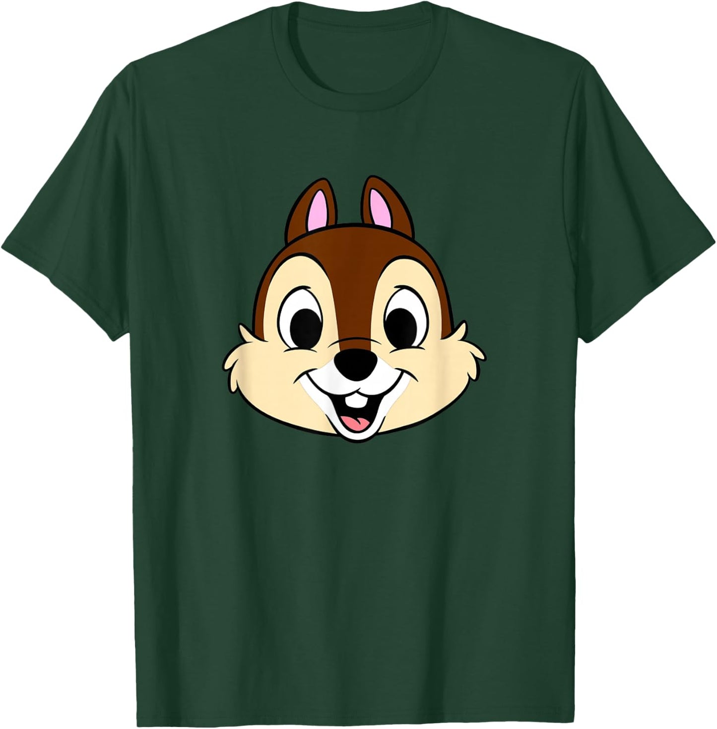 Disney Chip and Dale Chip Big Floating Head T-Shirt - T-Shirt | Forest