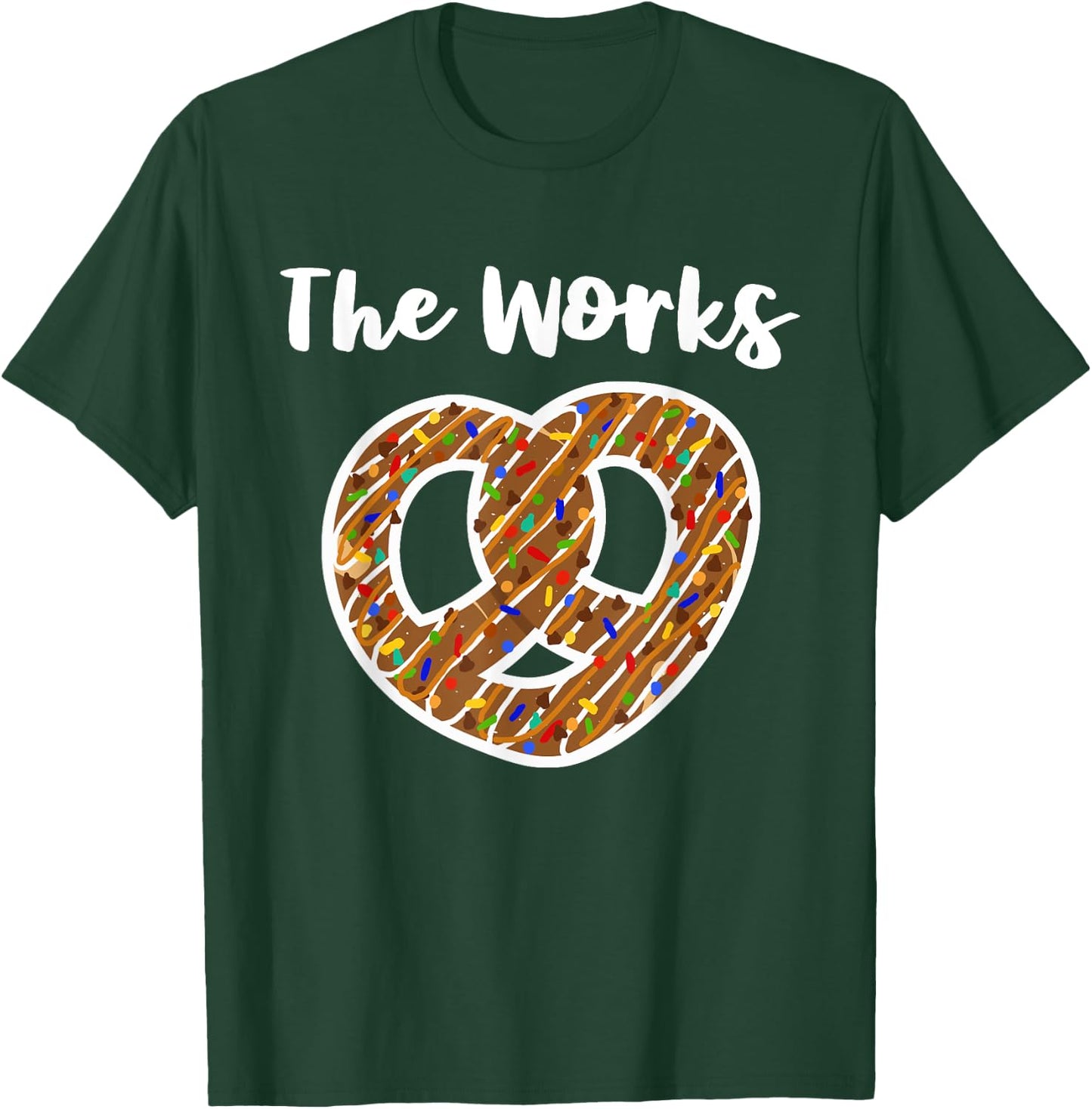 Pretzel The Works Chocolate Covered Sprinkles Everything T-Shirt - T-Shirt | Forest