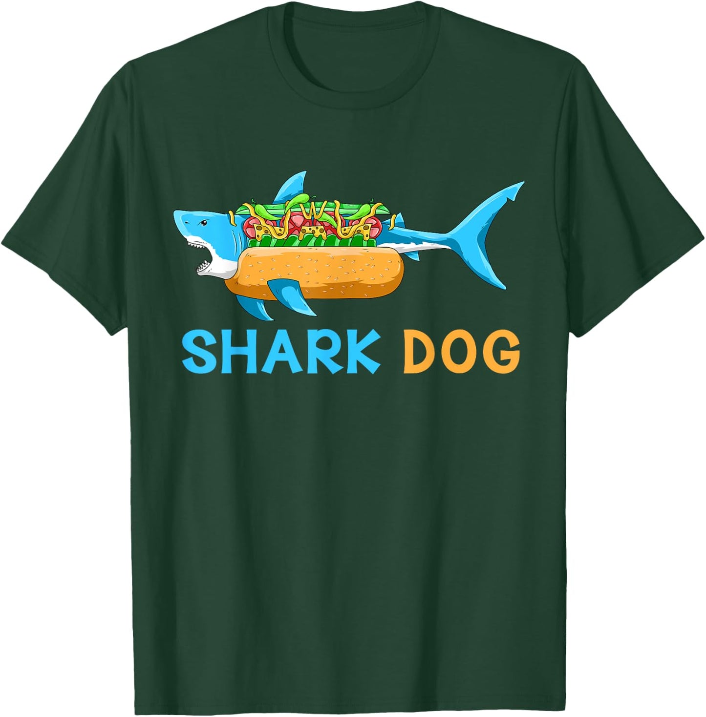Shark Marine Biologist - Ocean Animal Hot Dog Shark Women Kids T-Shirt - T-Shirt | Forest