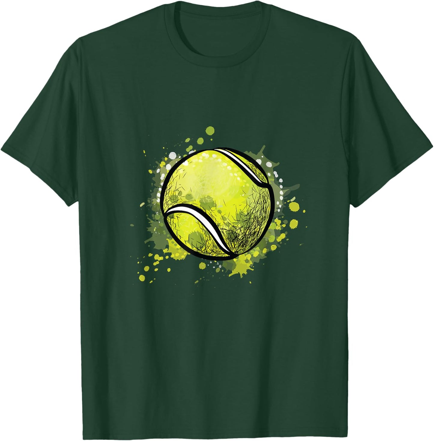 Tennis ball for sports and tennis lover for christmas T-Shirt - T-Shirt | Forest