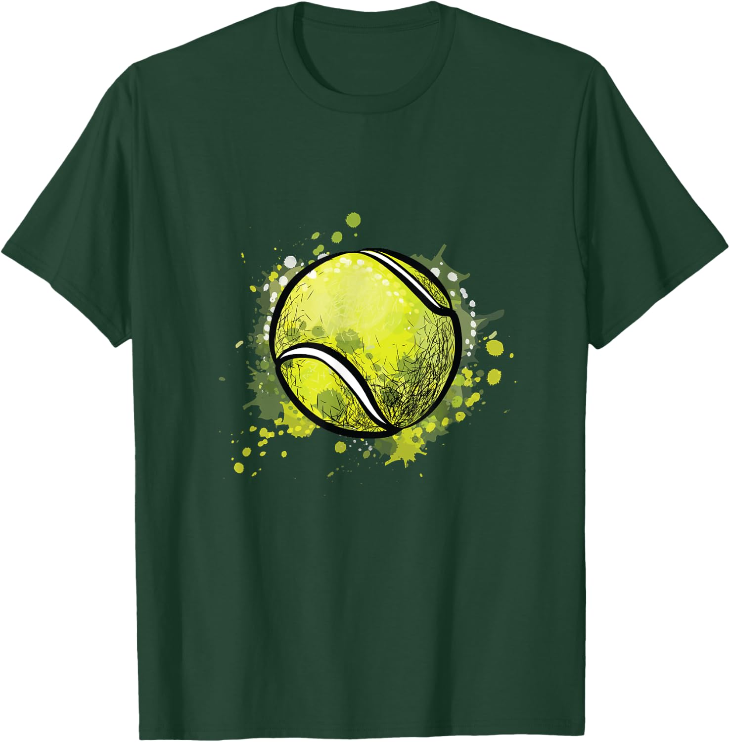 Tennis ball for sports and tennis lover for christmas T-Shirt - T-Shirt | Forest