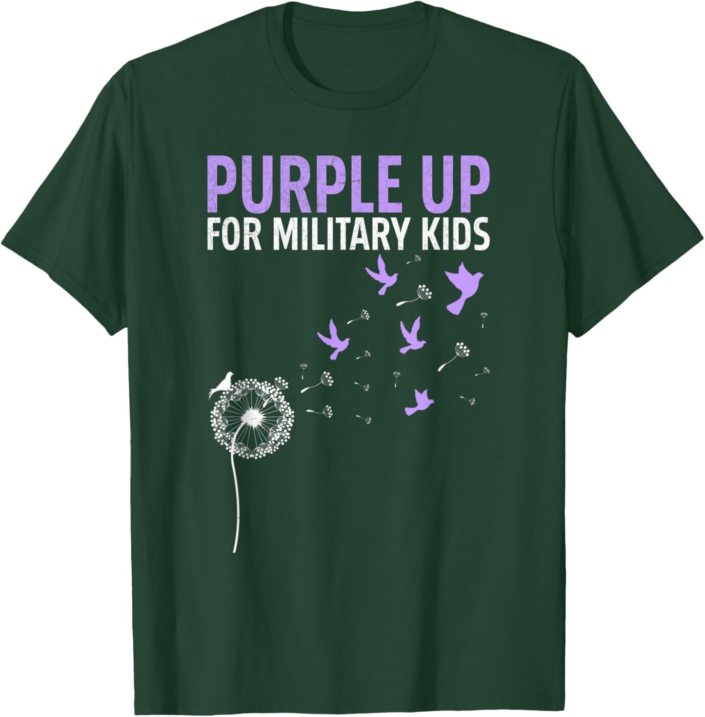Purple Up for Military Kids Military Child T-Shirt - T-Shirt | Forest