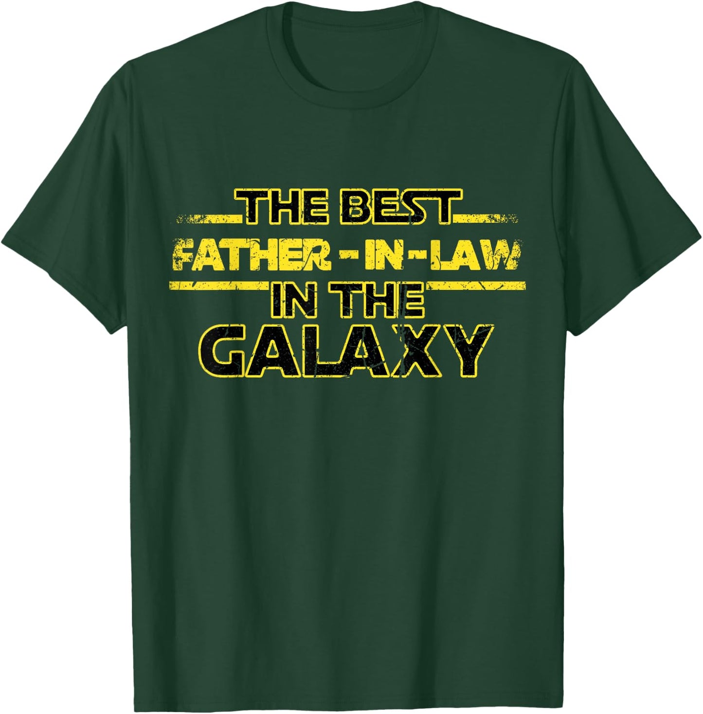 Best Father-in-Law in Galaxy Gift Father in Law Vintage T-Shirt - T-Shirt | Forest