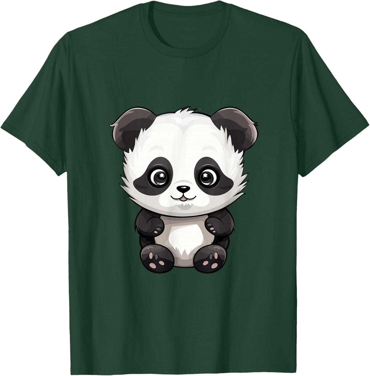 Cute Little Panda Bear Panda Lover Pandas Women Kids T-Shirt - T-Shirt | Forest