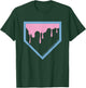 Baseball Home Plate Drip 2 T-Shirt - T-Shirt | Forest