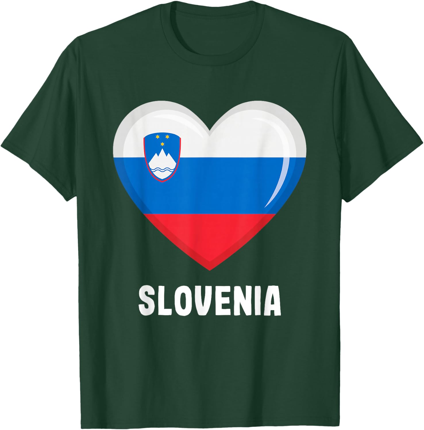 Slovenia Flag Jersey | Slovenian T-Shirt - T-Shirt | Forest