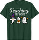 Halloween Ghost Teachers Teaching My Boos Costume Women Men T-Shirt - T-Shirt | Forest