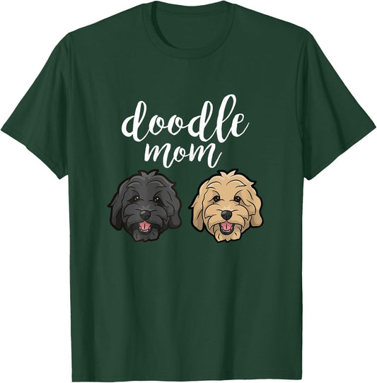 Goldendoodle Mom - Doodle Mom Cute Goldendoodle Gift T-Shirt - T-Shirt | Forest