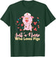 Funny Just A Nurse Who Loves Pigs Men Women Mom Worker Pun T-Shirt - T-Shirt | Forest