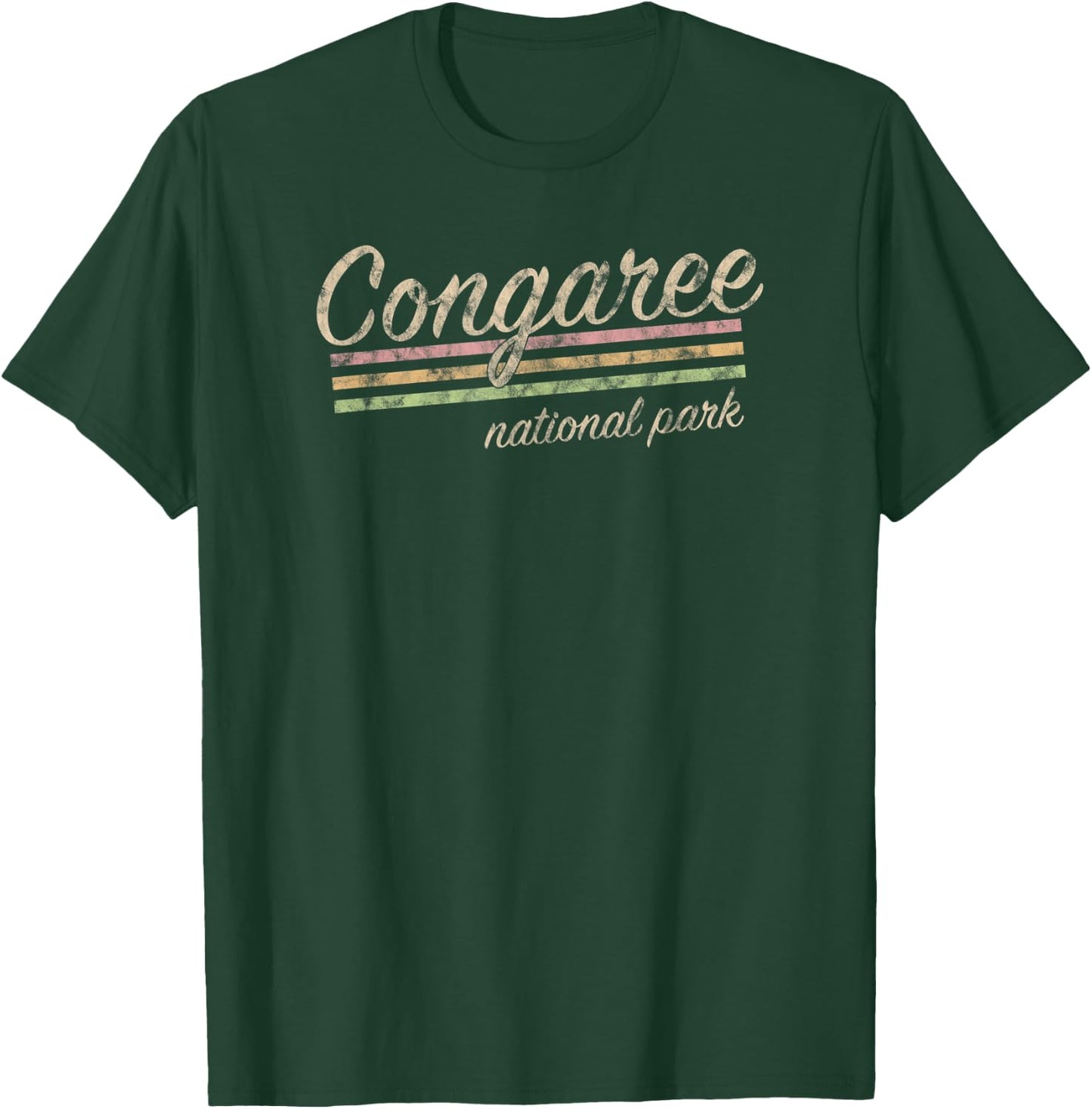 Congaree National Park Retro Vintage T-Shirt - T-Shirt | Forest