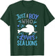 Kids Sea Lion Just A Boy Who Loves Sea Lions Gift T-Shirt - T-Shirt | Forest