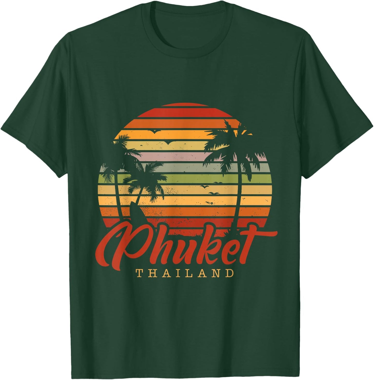 Sunset Tropics Asia Thailand T-Shirt - T-Shirt | Forest