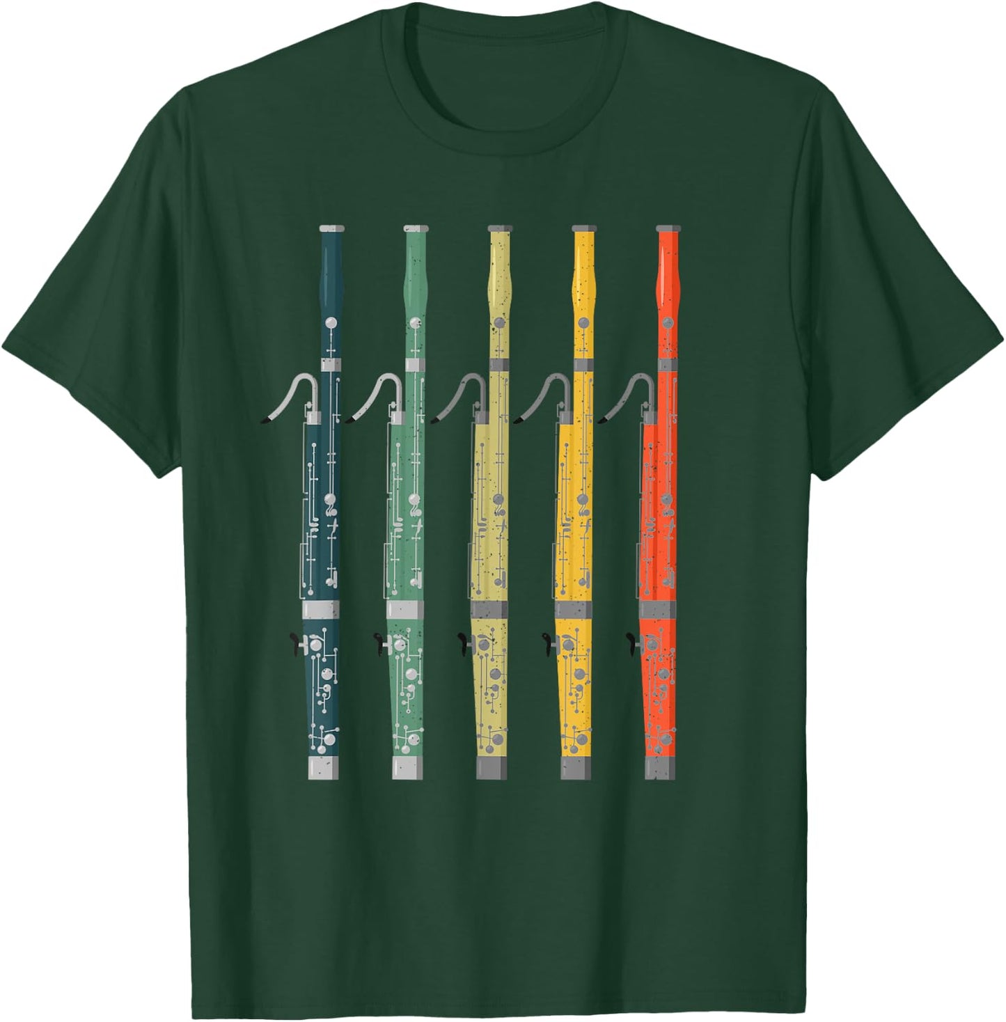 Bassoon Art Women Bassoon Instrument Lovers T-Shirt - T-Shirt | Forest