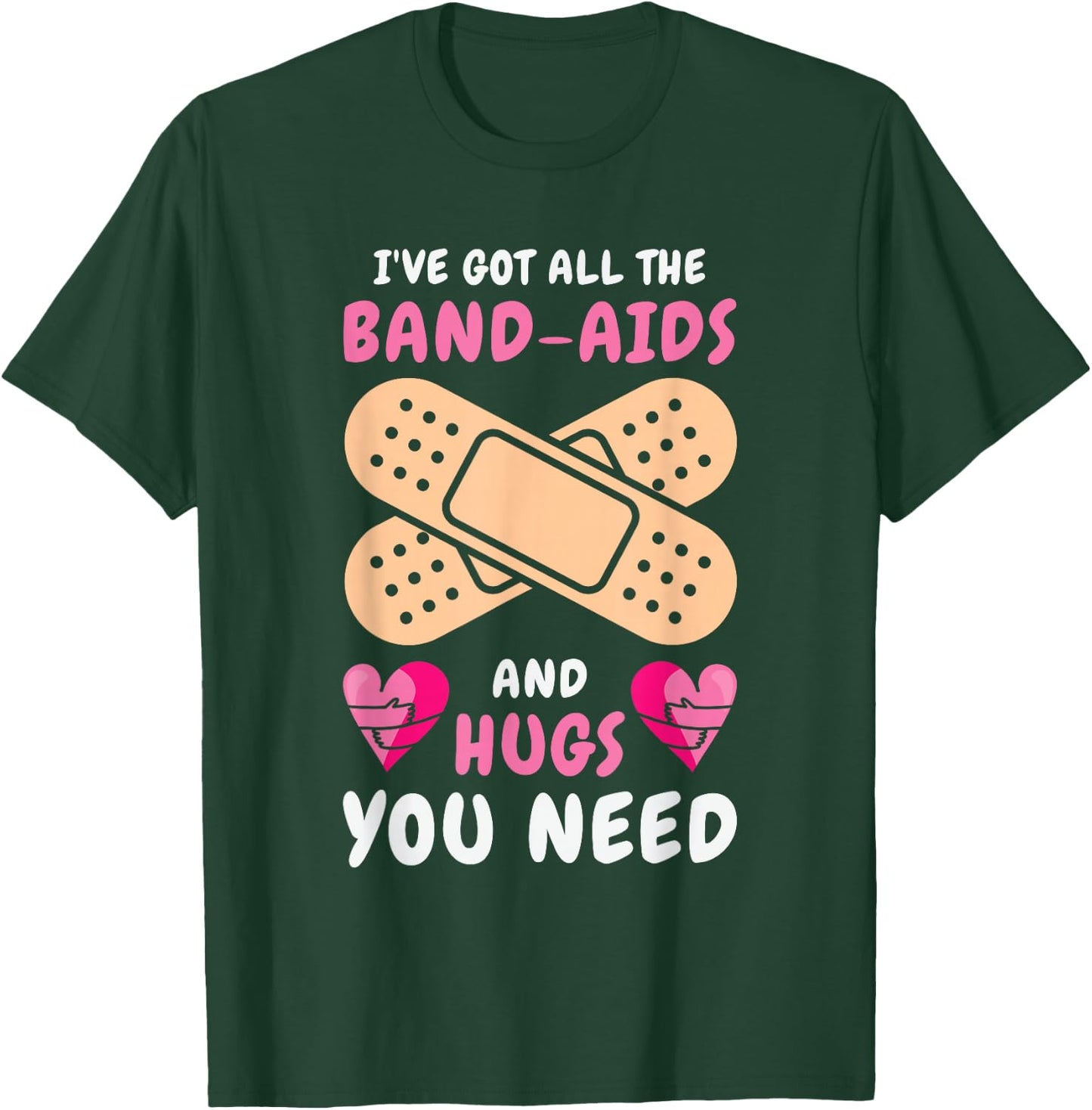 School Nurse Medical Nursing Nurse Appreciation Nurse Life T-Shirt - T-Shirt | Forest